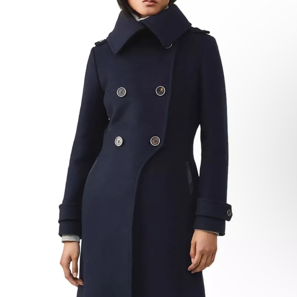 Mackage Elodie Wool Coat Navy Small